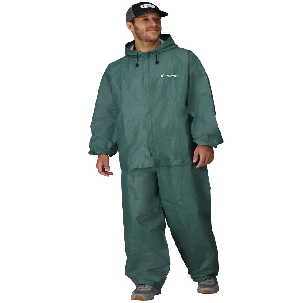 Frogg Toggs Ultra-lite2 Rain Suit W/stuff Sack - Xx-large, Royal Green