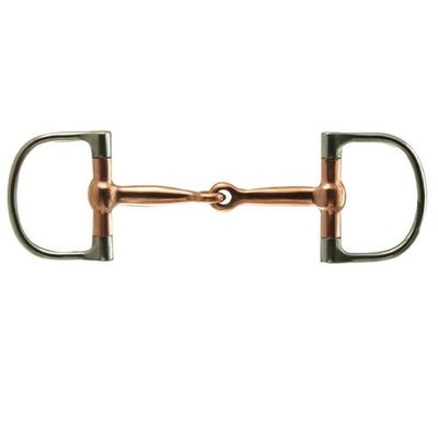 Coronet Copper Mouth Dee Snaffle Bit, 5 1/2-Inch