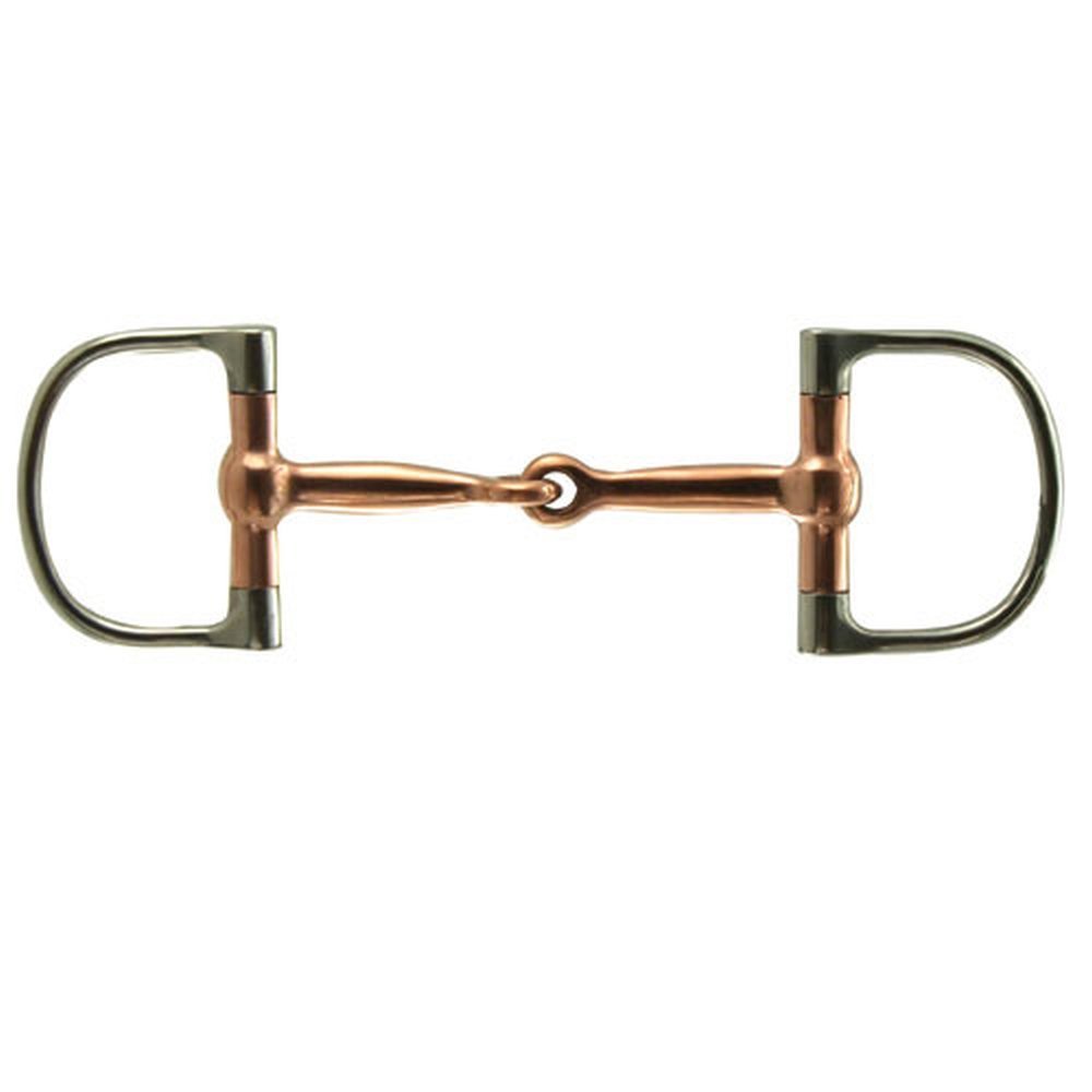 Coronet Copper Mouth Dee Snaffle Bit, 5 1/2-Inch