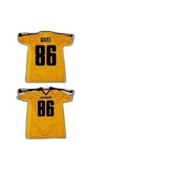 Gotham Rogues Football Jersey Stitch Sewn New Yellow Black (46)