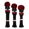 Scott Edward Knit Golf Head Covers for Woods Set of 3 Fits Well Driver(460cc) Fairway Wood and Hybrid(UT) The Perfect Change for Golf Bag view 2