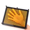 E-FirstFeeling 3D Pin Art Toy Extra Large 10" X 8" Pin Art Board Pin Impression Toy for Kids Adults - Orange view 2