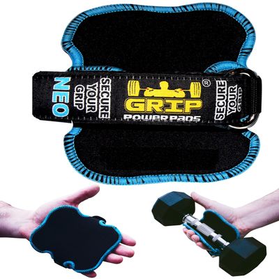 Original Lifting Grips The Alternative to Gym Workout Gloves Comfortable & Light Weight Grip Pad for Men & Women That Want to Eliminate Sweaty Hands Gym Gloves (Grip Power Pads NEO)