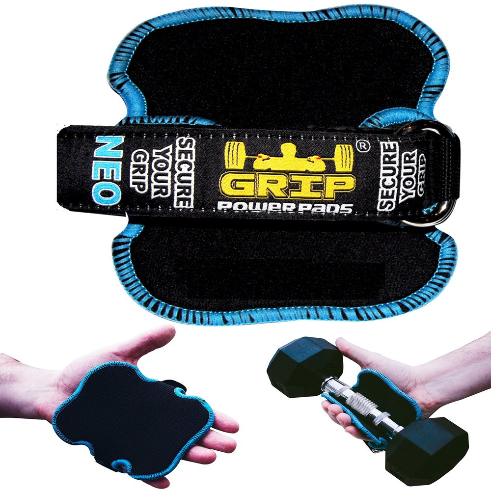 Original Lifting Grips The Alternative to Gym Workout Gloves Comfortable & Light Weight Grip Pad for Men & Women That Want to Eliminate Sweaty Hands Gym Gloves (Grip Power Pads NEO)