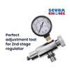 Scuba Choice 2nd Stage Regulator Adjustment Tool with 300 PSI Gauge  Stainless Steel Precision for Diving Maintenance, Calibration, Repair, Dive Gear Setup & Pressure view 3
