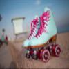Moxi Beach Bunny Roller Skates for Women - Colorful, Precision-Fit Skate with High-Rebound Wheels, Moisture-Wicking Lining & Padding, Roller Skates, Blue Sky - 4 view 2