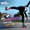 Moxi Beach Bunny Roller Skates for Women - Colorful, Precision-Fit Skate with High-Rebound Wheels, Moisture-Wicking Lining & Padding, Roller Skates, Blue Sky - 4 view 3