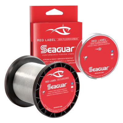 Seaguar Red Label 100% Fluorocarbon Fishing Line 20lbs, 1000yds Break Strength/Length - 20RM1000