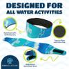 Earvolution Ear Band-It Ultra Swimming Headband, American Brand, Doctor-Invented - Sensory-Friendly- Anti-Slip Grip &Thick Neoprene for Max Protection/Comfort, Holds Earplugs in, (Black, Large) view 4