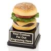 Far Out Awards Cheese Burger Trophy - Hamburger Award, Eating Contest Trophies, Best Cheeseburger Awards view 1