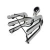 Monster Tower Wakeboard Rack - Quick Release Retractable Mount, Universal Fit for Wakeboard Towers, 360 Degree Rotation, Rubber Bumper, Shock Cord  Brushed Anodized Silver Finish view 2