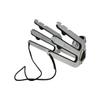 Monster Tower Wakeboard Rack - Quick Release Retractable Mount, Universal Fit for Wakeboard Towers, 360 Degree Rotation, Rubber Bumper, Shock Cord  Brushed Anodized Silver Finish view 3