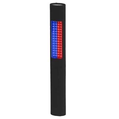 Nightstick Safety Light/LED Flashlight,Red/Blue Flood,150 Lumens, Black NSP-1170