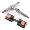 Fix It Sticks Replaceable Edition Traveling Cycling Steel Multi-Tool with 8 Removable Interchangeable Bits w/Bracket view 1