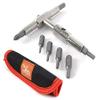 Fix It Sticks Replaceable Edition Traveling Cycling Steel Multi-Tool with 8 Removable Interchangeable Bits w/Bracket view 4