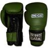 20oz, 22oz, 24oz Deluxe MiM-Foam Sparring Gloves - Safety Strap Boxing Training Gloves, for Boxing, MMA, Muay Thai, Kickboxing (16oz, Marine Green/Black) view 2