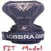Cobra Grips FIT Women Weight Lifting Gloves Heavy Duty Straps Alternative Power Lifting Hooks Best for Deadlifts with Adjustable Neoprene Padded Wrist Wrap Support Bodybuilding (FIT Black Leather) view 2
