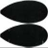 Moose Longboard 9" x 47" Pintail Deck Black view 1
