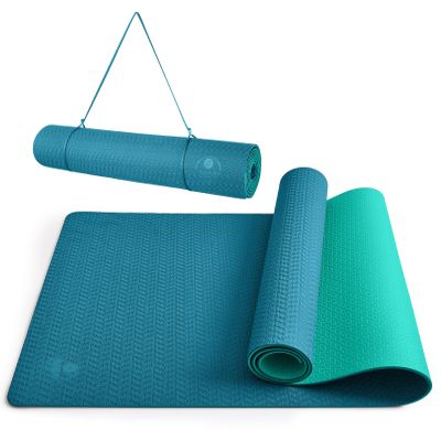 IUGA Yoga Mat Thick Non Slip Anti-tear Pilates Mat Eco Friendly Hot Yoga Mats for Workout & Exercise(72"x 24"x 6mm)