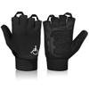 Rebz Wheelchair Full Thumb Fingerless Gloves Ideal Choice for Active Lifestyle Wheelchair Gloves for Men Non Slip Grip to Boost Mobility Breathable Wheelchair Gloves for Intense Sports - Racing view 2