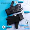 Rebz Wheelchair Full Thumb Fingerless Gloves Ideal Choice for Active Lifestyle Wheelchair Gloves for Men Non Slip Grip to Boost Mobility Breathable Wheelchair Gloves for Intense Sports - Racing view 4
