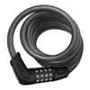 Abus 6 Series Combo Coil Cable Lock, Black, 185cm/12mm view 1