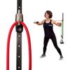 Space Saver Gym Wall Anchor System with 4 Resistance Bands  Home Workout Station with Adjustable Rail & Rail Car | Full-Body Strength Training, Physical Therapy, Rehab & Small-Space Exercise Kit view 2