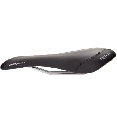Terry Liberator Y Bike Saddle - Mountain Bicycle Seat for Men - Flexible & Comfortable, Black Dura-Tek Cover