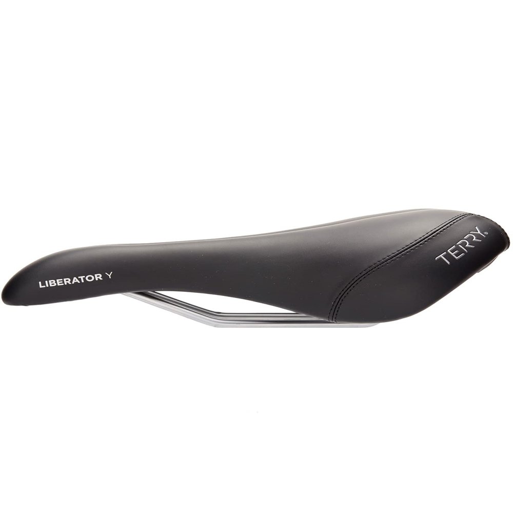 Terry Liberator Y Bike Saddle - Mountain Bicycle Seat for Men - Flexible & Comfortable, Black Dura-Tek Cover