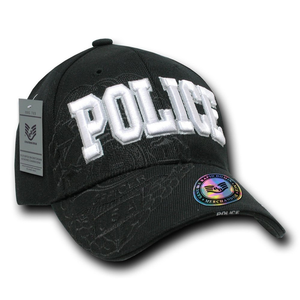 Rapiddominance Police Shadow Law Enforcement Cap, Black