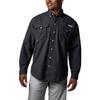 Columbia Mens PFG Bahama II Long Sleeve Shirt - Tall, Black, 3X view 1