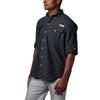 Columbia Mens PFG Bahama II Long Sleeve Shirt - Tall, Black, 3X view 3