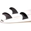 DORSAL Performance Flexrez Core Surfboard Thruster Surf Fins (3) FUT Compatible Glass Filled Black view 2