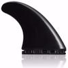 DORSAL Performance Flexrez Core Surfboard Thruster Surf Fins (3) FUT Compatible Glass Filled Black view 3