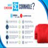 SC Cornhole Games Weather Resistant Cornhole Bags (Set of 8) - Professional Regulation Size- Use on Pro Corn Hole Boards or Bean Bag Toss Sets (Red/Royal Blue) view 3