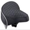 Schwinn Comfort Bike Seat for Men and Women, Quilted Soft Padding Bicycle Seat, Replacement Saddle Fits All Adult Bikes with Standard Seatpost, Wide Springer, Black view 1