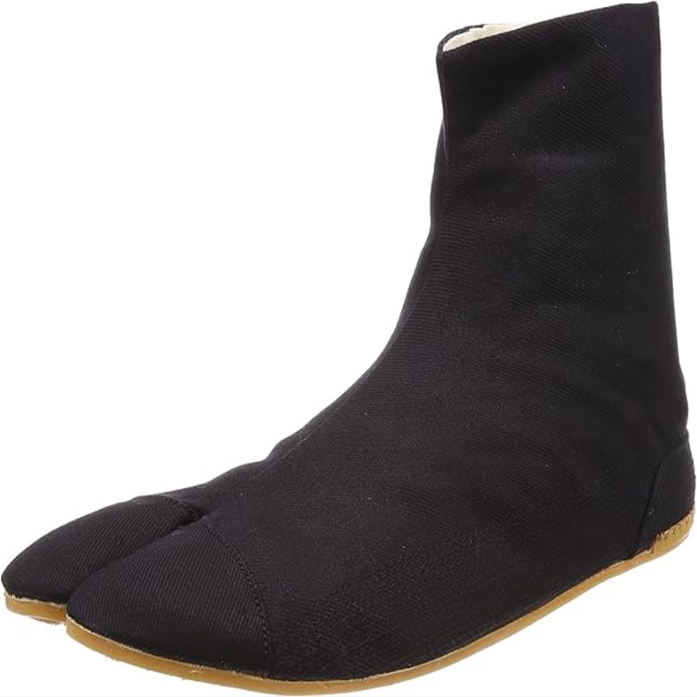 Ninja Tabi Shoes Low Top Comfort-Cushioned ! Black Rikio JikaTabi