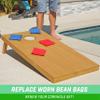 GoSports Official Regulation Cornhole Bean Bags Set (8 All Weather Bags) - Red and Blue view 3