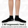 +MD 6 Pairs Ankle Socks for Women and Men, Bamboo Viscose Smell Control Cushioned Sole Casual Athletic Socks, 6Black13-15 view 2