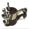 AJ Tack Ladies Antique Brown Western Spurs view 1