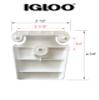 Igloo Cooler Plastic Latch with Single-Screw Post and Screws (2-Pack) - Made in The USA - Contains UV Inhibitors view 2