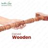 HealthAndYoga Yoga Danda - Wooden Staff - for Improved Breath Flow in Nostrils and for Yoga Practices view 2