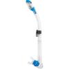 Cressi Supernova Dry Dry Snorkels, Clear/Blue view 1