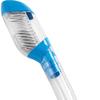 Cressi Supernova Dry Dry Snorkels, Clear/Blue view 2