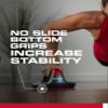 Perfect Pushup Elite - Rotating Handle Design with Steel Ball Bearings for Smooth, Effortless Handle Rotation - Ergonomic Grips, 8" Base & Textured, Non-Slip Bottom Treads - Supports up to 400lbs view 4