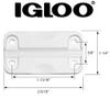 Igloo Cooler Plastic Hinges for Ice Chests (Set of 3) - Made in the USA - Standard Size - Contains UV Inhibitors view 2