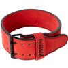 PowerLifting Belt - 10mm Double Prong - 4-inch Wide - Heavy Duty for Extreme Weight Lifting Belt (Red, Large) view 1