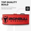 PowerLifting Belt - 10mm Double Prong - 4-inch Wide - Heavy Duty for Extreme Weight Lifting Belt (Red, Large) view 4