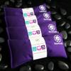 Happy Wraps Yoga Eye Pillows - Unscented Eye Pillows - Namaste Hot Cold for Stress, Meditation, Spa, Relaxation Gifts - Made in USA Set of 4 - Purple Cotton view 1
