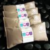 Happy Wraps Yoga Eye Pillows - Unscented Eye Pillows - Namaste Hot Cold for Stress, Meditation, Spa, Relaxation Gifts - Made in USA Set of 4 - Tan Cotton view 1